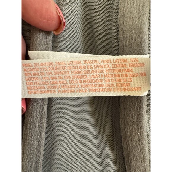 Colsie Tank Corset Womens Ribbed Gray Size Medium M Boning Excellent - Picture 7 of 7